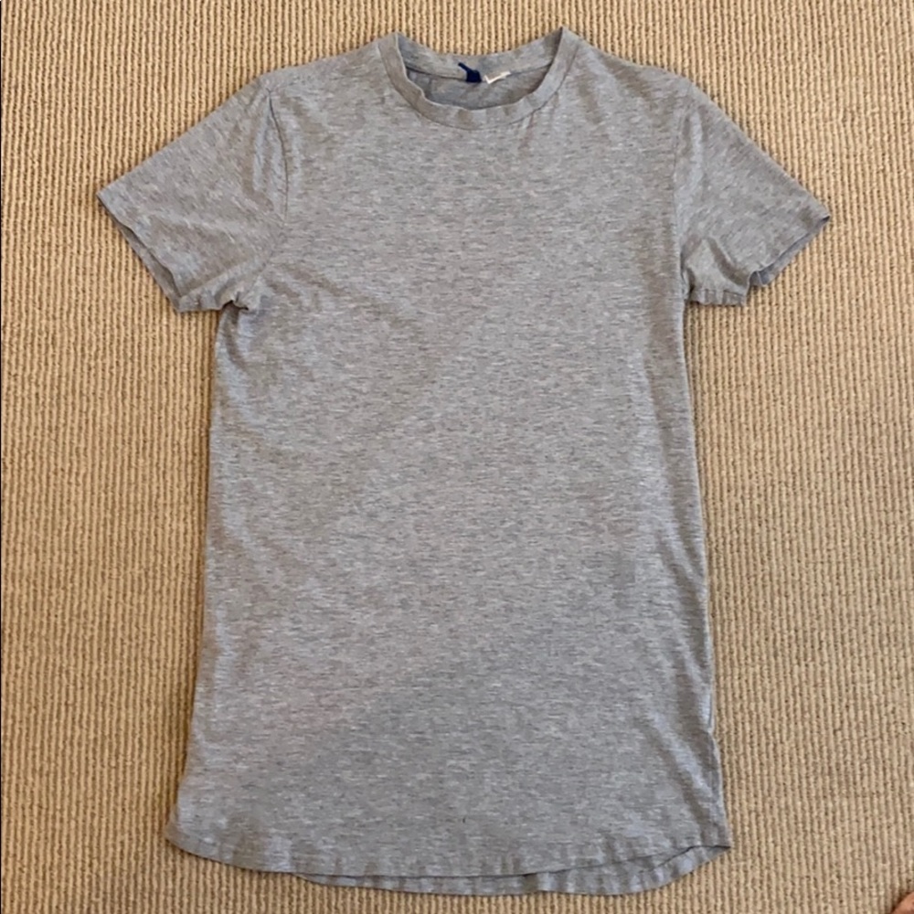 Divided long line t shirt